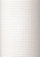 Aida 11 Count White 19" x 21"/50 cm x 53 cm from Zweigart. 46-1007/1Q